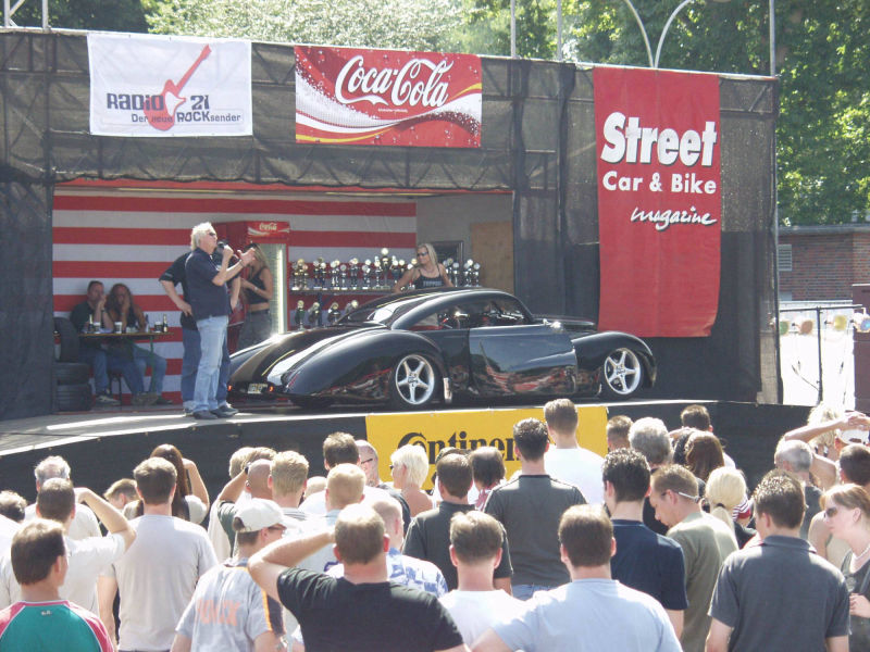 Car at exhibition.